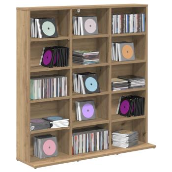 CD Regal Artisan-Eiche 96 x 23,5 x 97,5 cm Holzwerkstoff