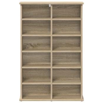 CD Regal Sonoma-Eiche 60 x 17 x 92 cm Holzwerkstoff