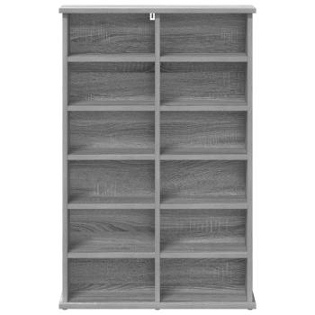 CD Regal Sonoma-Grau 60 x 17 x 92 cm Holzwerkstoff
