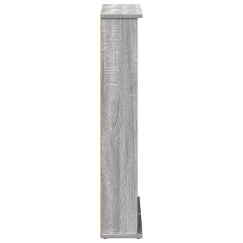 CD Regal Sonoma-Grau 60 x 17 x 92 cm Holzwerkstoff