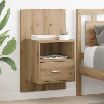 ARDEBO.de - Nachttisch 2 stk. Artisan-Eiche 50 x 32.5 x 80cm Holzwerkstoff