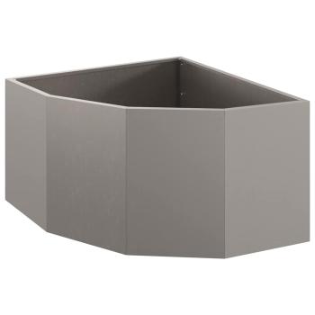 Eckpflanzer Rostoptik 60 x 60 x 35 cm Wetterfeststahl