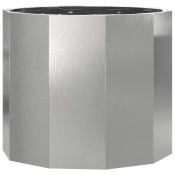 Pflanzkübel Silber 60 x 60 x 50 cm Edelstahl