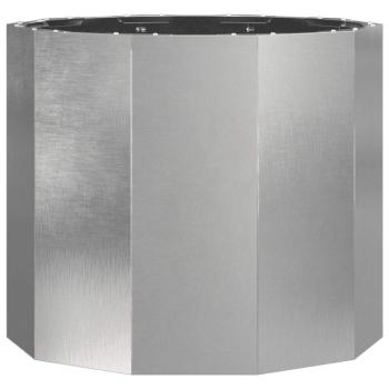 Pflanzkübel Silber 60 x 60 x 50 cm Edelstahl