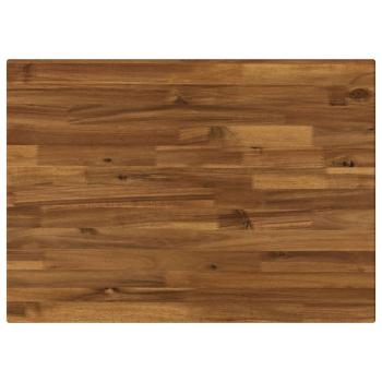 ARDEBO.de - Rechteckige Tischplatte 90 x 50 x 3,5 cm Rechtwinklig Natur