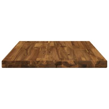 Rechteckige Tischplatte 90 x 50 x 3,5 cm Rechtwinklig Natur