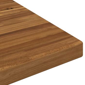 Rechteckige Tischplatte 90 x 50 x 3,5 cm Rechtwinklig Natur