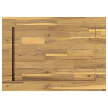 Rechteckige Tischplatte 90 x 50 x 3,5 cm Rechtwinklig Weiß