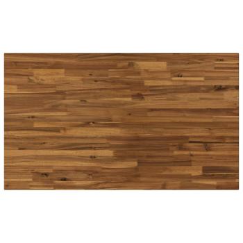ARDEBO.de - Rechteckige Tischplatte 90 x 50 x 3,5 cm Rechtwinklig Natur