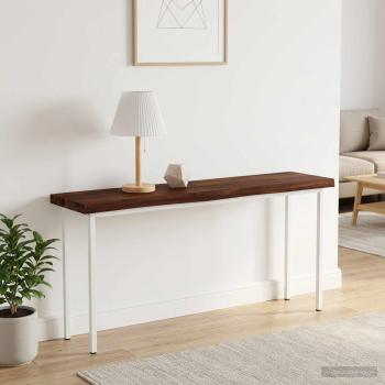 ARDEBO.de - Rechteckige Tischplatte 130 x 30 x 3 cm Rechteckig