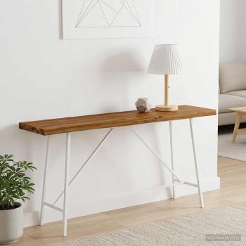 ARDEBO.de - Rechteckige Tischplatte 130 x 30 x 3 cm Rechteckig