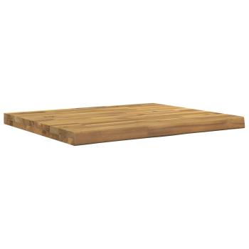 Rechteckige Tischplatte 90 x 50 x 3,5 cm Rechtwinklig Weiß