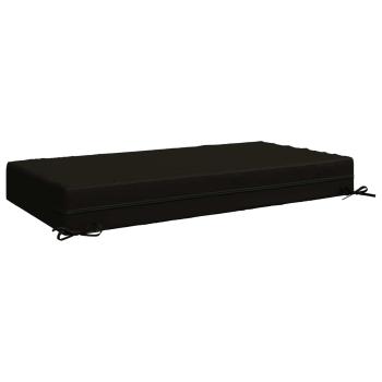 Sitzkissen SOEST 100 % Polyester Schwarz 120 x 80 x 15 cm