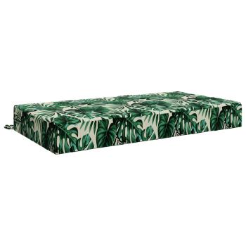 Sitzkissen SOEST 100 % Polyester Blattmuster 120 x 80 x 15 cm