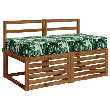 Sitzkissen SOEST 100 % Polyester Blattmuster 120 x 80 x 15 cm