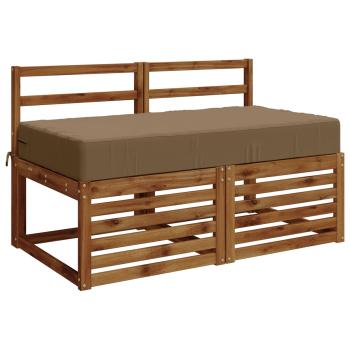 Sitzkissen SOEST 100 % Polyester Taupe 120 x 80 x 15 cm