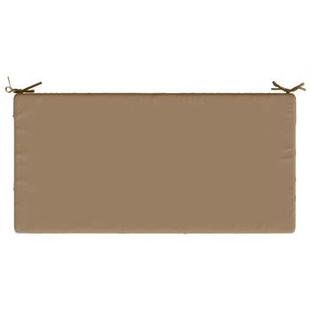 Sitzkissen SOEST 100 % Polyester Taupe 120 x 80 x 15 cm