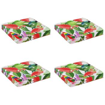 ARDEBO.de - 4-teilige Sitzkissen VUGHT 4 pcs 100 % Polyester Mehrfarbig