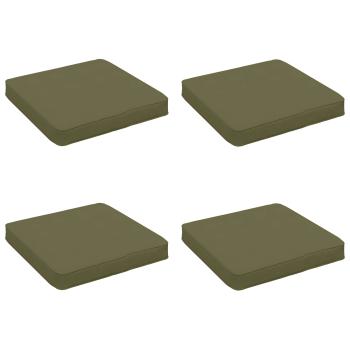 ARDEBO.de - 4-teilige Sitzkissen VUGHT 4 pcs 100 % Polyester Olivgrün