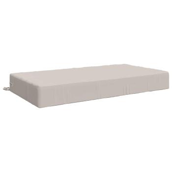 ARDEBO.de - Sitzkissen SOEST 100 % Polyester Weiß 120 x 60 x 15 cm