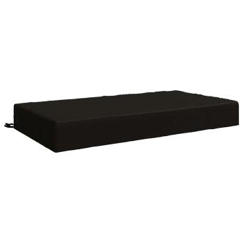 Sitzkissen SOEST 100 % Polyester Schwarz 120 x 60 x 15 cm