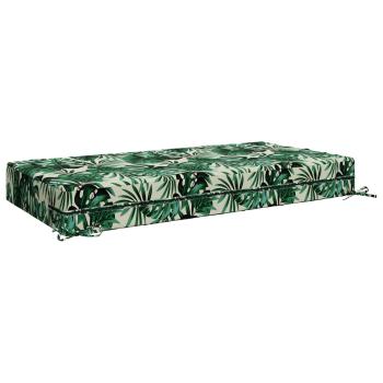 Sitzkissen SOEST 100 % Polyester Blattmuster 120 x 60 x 15 cm