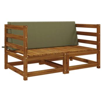 Rückenkissen SOEST 100 % Polyester Olivgrün 120 x 20 x 40 cm