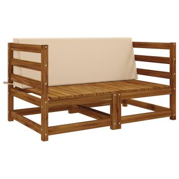 Rückenkissen SOEST 100 % Polyester Creme 120 x 20 x 40 cm