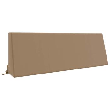Rückenkissen SOEST 100 % Polyester Taupe 120 x 20 x 40 cm