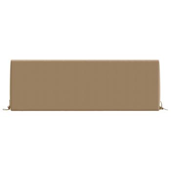 Rückenkissen SOEST 100 % Polyester Taupe 120 x 20 x 40 cm