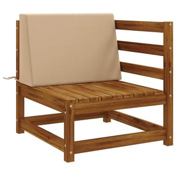 Rückenkissen SOEST 100 % Polyester Sand 60 x 20 x 40 cm