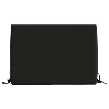 Rückenkissen SOEST 100 % Polyester Schwarz 60 x 20 x 40 cm