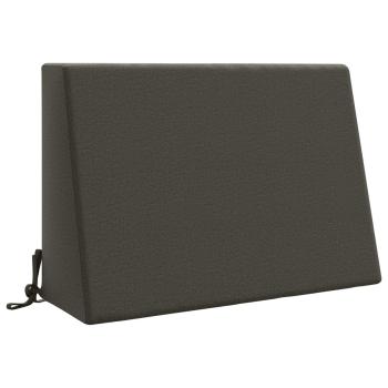 Rückenkissen SOEST 100 % Polyester Anthrazit 60 x 20 x 40 cm