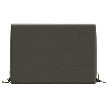 Rückenkissen SOEST 100 % Polyester Anthrazit 60 x 20 x 40 cm
