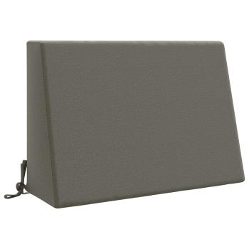 Rückenkissen SOEST 100 % Polyester Grau 60 x 20 x 40 cm