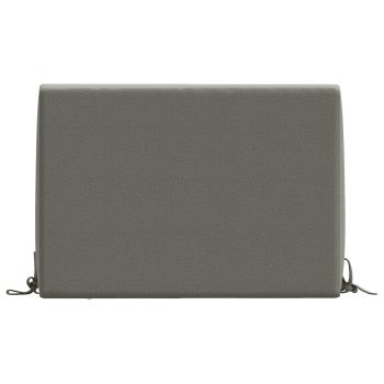 Rückenkissen SOEST 100 % Polyester Grau 60 x 20 x 40 cm