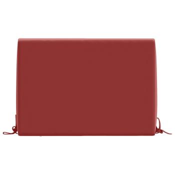 R Rückenkissen SOEST 100 % Polyester Weinrot 60 x 20 x 40 cm