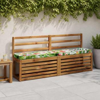 ARDEBO.de - 2-teilige Bankkissen VUGHT 2 stk. 100 % Polyester Mehrfarbig