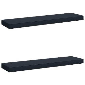 2-teilige Bankkissen VUGHT 2 stk. 100 % Polyester Dunkelblau