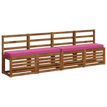1-teiliges Bankkissen VUGHT 100 % Polyester Rosa