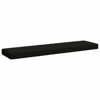 ARDEBO.de - 1-teiliges Bankkissen VUGHT 100 % Polyester Schwarz