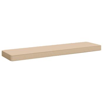 ARDEBO.de - 1-teiliges Bankkissen VUGHT 100 % Polyester Creme