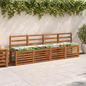 ARDEBO.de - 1-teiliges Bankkissen VUGHT 100 % Polyester Mehrfarbig