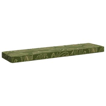 1-teiliges Bankkissen VUGHT 100 % Polyester Blattdesign