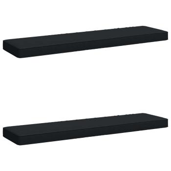 ARDEBO.de - 2-teilige Bankkissen VUGHT 2 pcs 100 % Polyester Dunkelblau