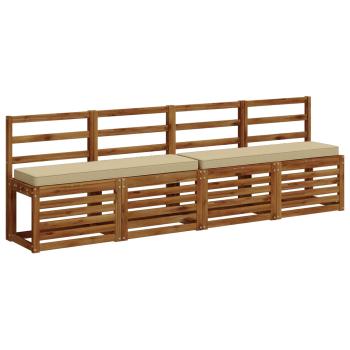 1-teiliges Bankkissen VUGHT 100 % Polyester Beige