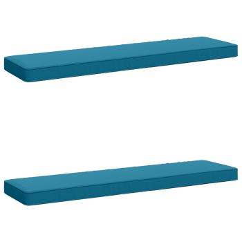 2-teilige Bankkissen VUGHT 2 pcs 100 % Polyester Himmelblau