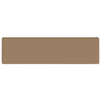 1-teiliges Bankkissen VUGHT 100 % Polyester Taupe
