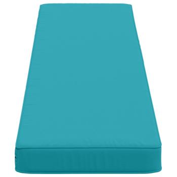 2-teilige Bankkissen VUGHT 2 stk. 100 % Polyester Türkis