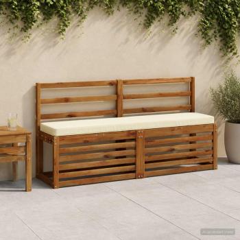 ARDEBO.de - 1-teiliges Bankkissen VUGHT 100 % Polyester Creme